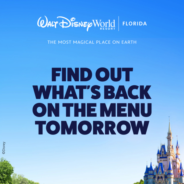 Oferta WDW 2025 Free Dining!