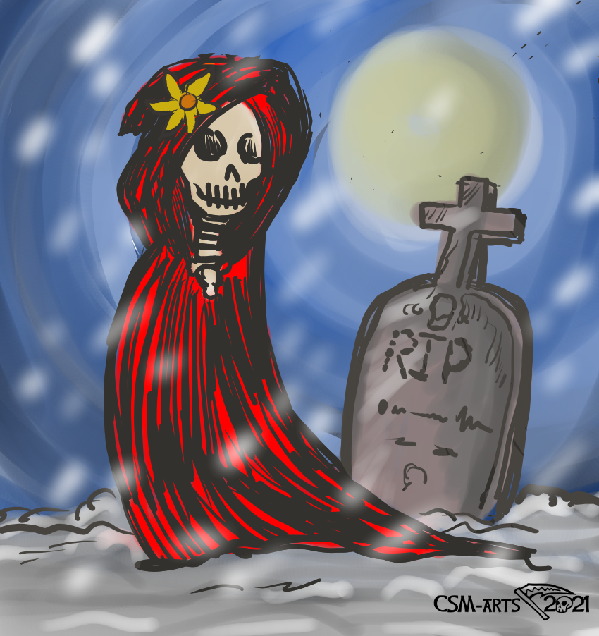 Santa Muerte art by CSM-arts Coldni10