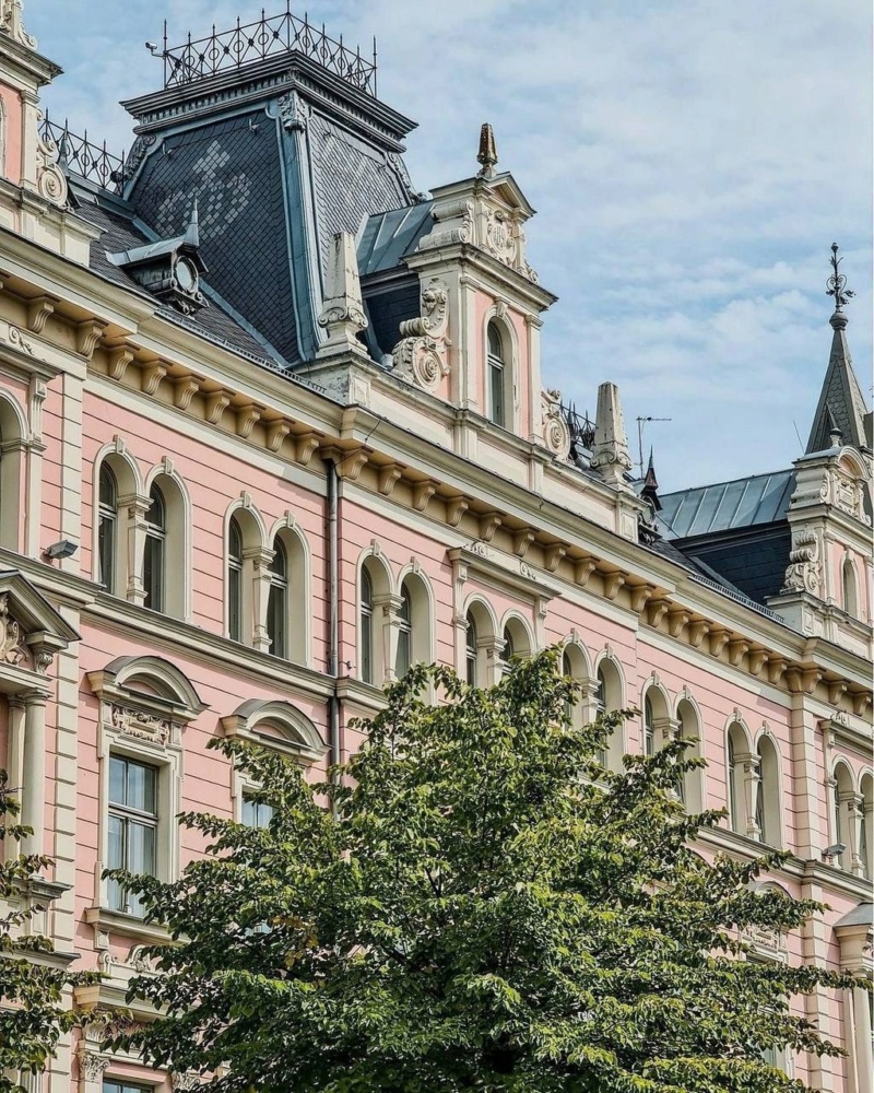 Прекрасная архитектура конца 19 века в Риге, Латвия Photo488
