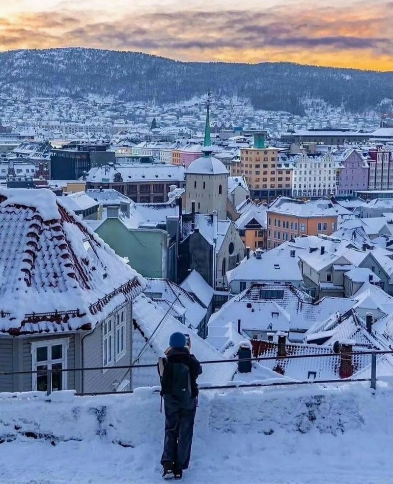 Зимний Берген, Норвегия Photo646