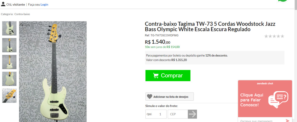 Tagima TW-73 5 Cordas! (Novidade) 1111110