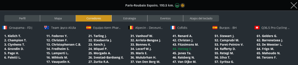 07/04/2024 Paris-Roubaix Espoirs FRA 1.2U  Sl154