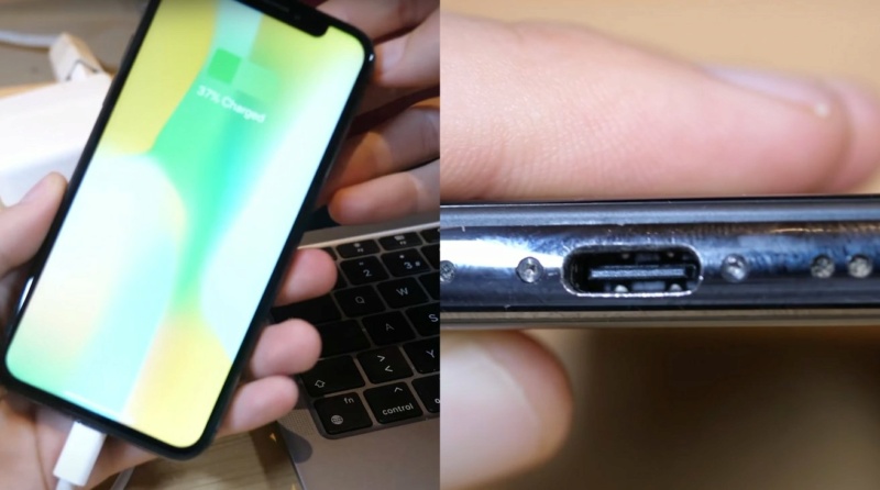  أول هاتف iPhone معدل بمنفذ USB C في العالم 1119