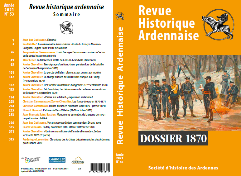 Revue historique ardennaise numéros 52 et 53 Rha5310