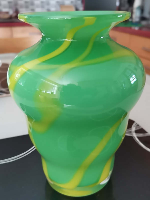 Glass Vase - Langkawi crystal, Malaysia Vase_015