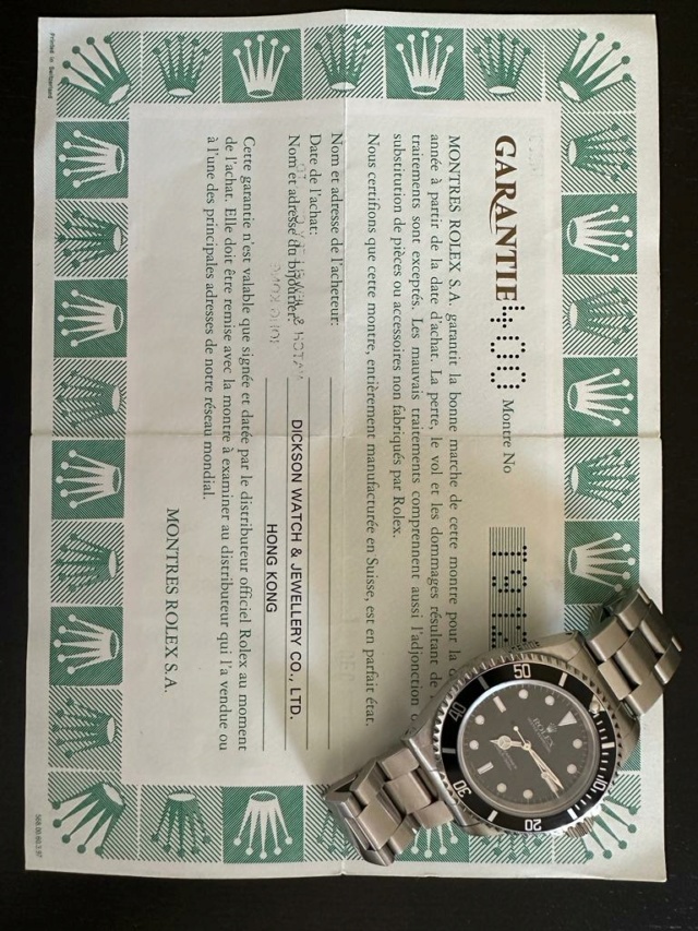 [Vends] Rolex Submariner 14060 tritium - 2 lignes 17327117