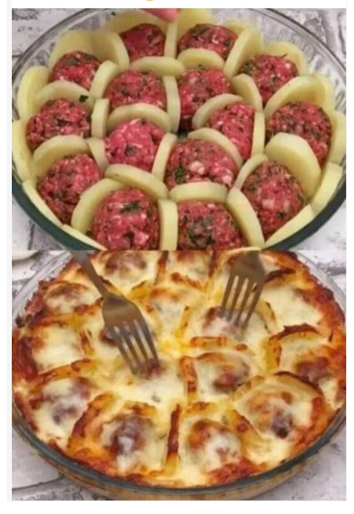 Layer Potatoes and Meatballs 20230923