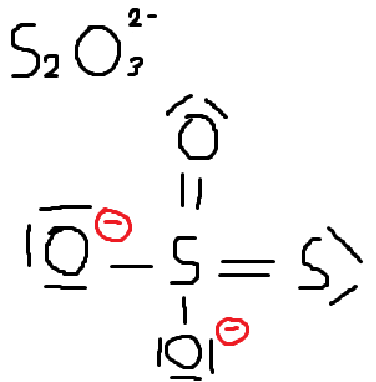 Nombre d'oxydation So2o3212