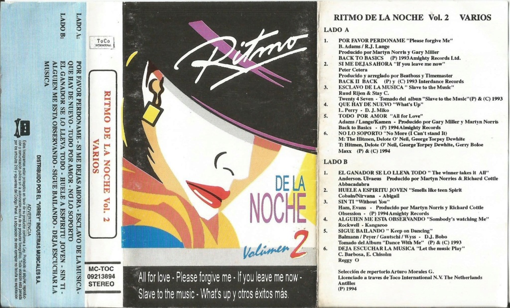  Ritmo de la Noche Volumen 2 Peru (1994) 11/02/24 Back10