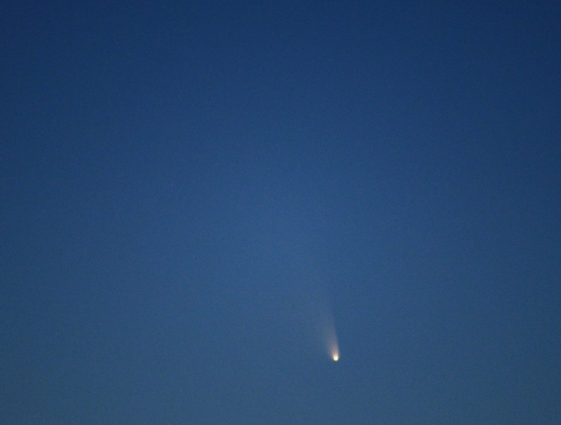 la comète panstarrs depuis les colines de ll'ain Pansta11