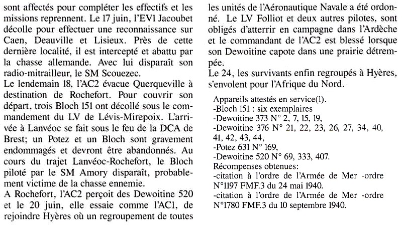 Second maitre Raymond Babylas Amory et son Bloch MB151 Ac2-lm10