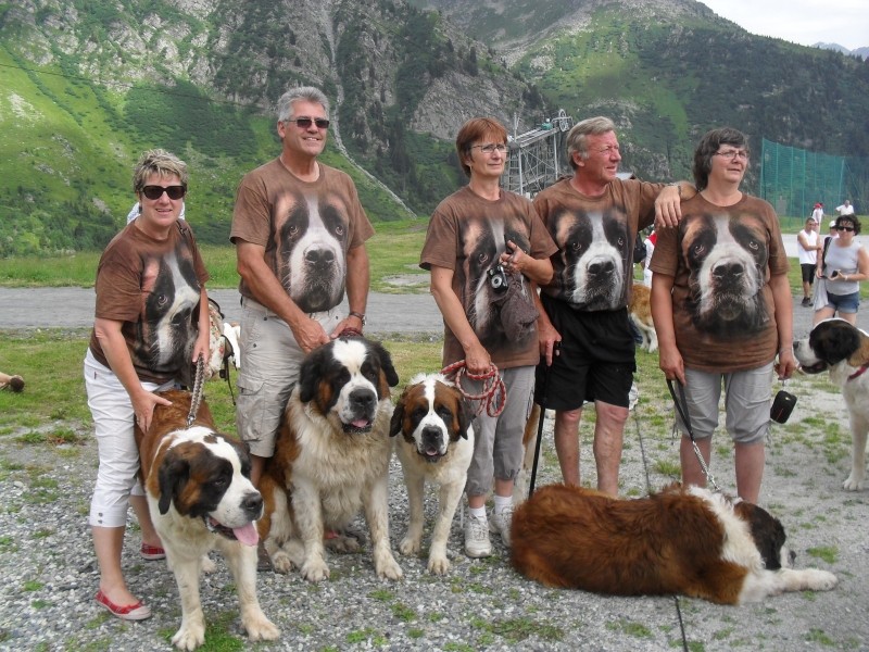 3 et 4 aout : Rassemblement st bernard à la rosiere Sdc12132