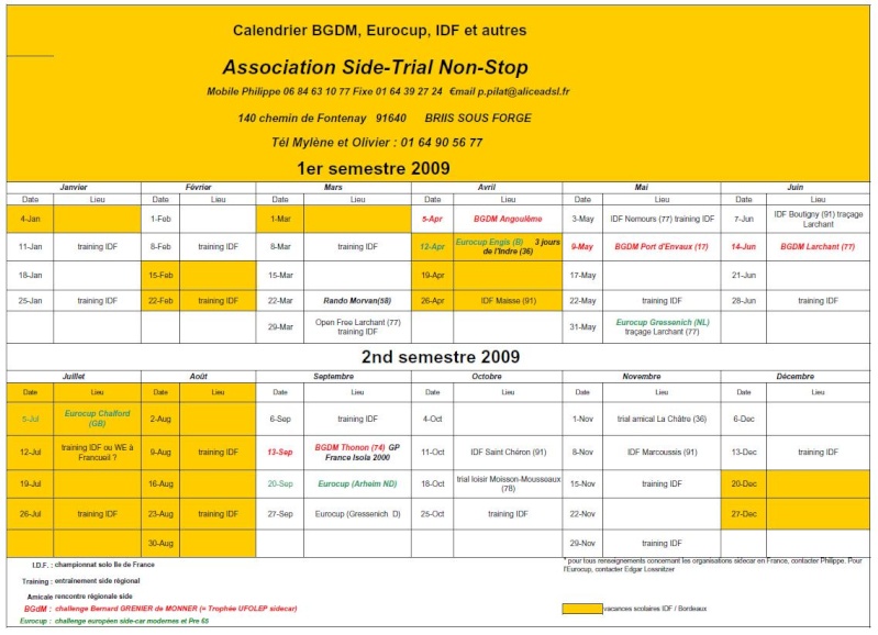 CALENDRIER 2009 SIDE CAR TRIAL Calend10