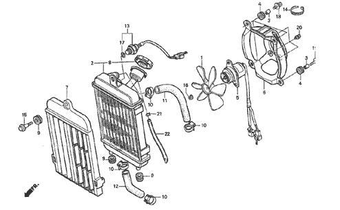 Comment vidanger circuit refroidissement 315r Pompe_10