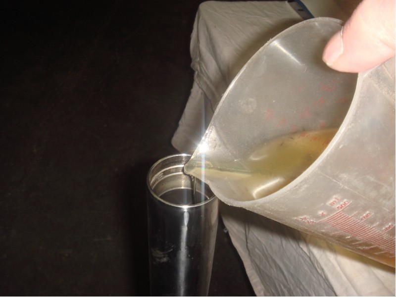 vidange fourche vn800 - TUTO MECANIQUE - vidange huile de fourche 800 vn ou 1500 vn Dsc04428