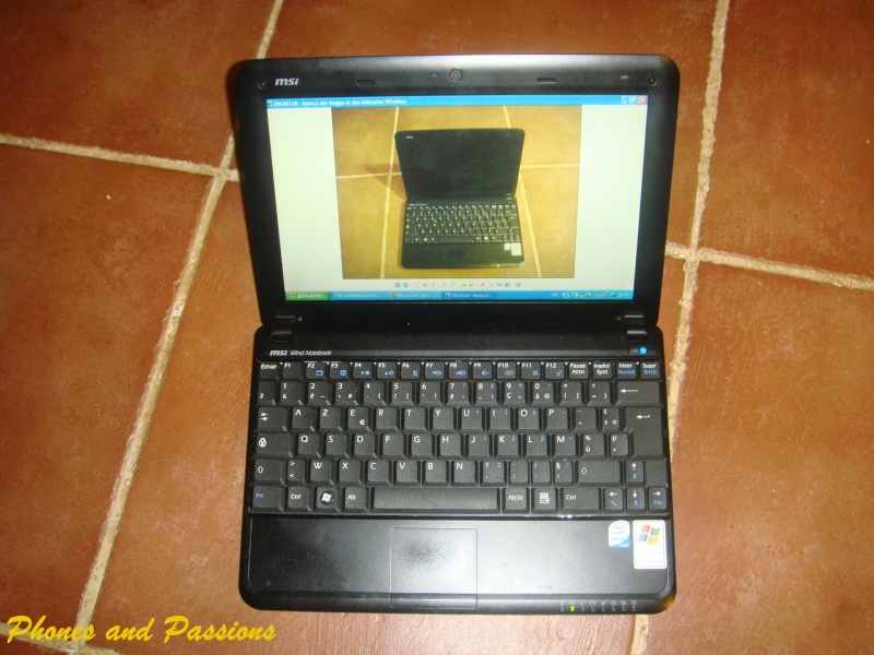 Revue photo du PC portable MSI Wind Notebook U100 black Dsc00150
