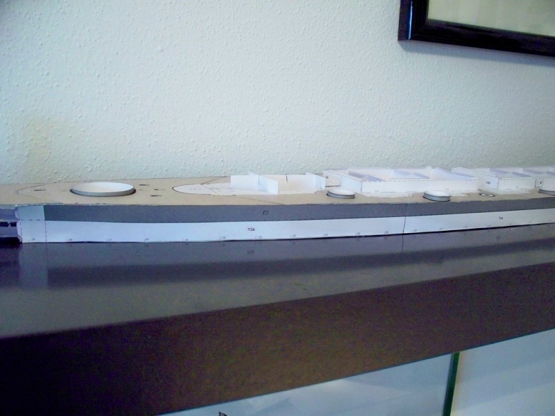 HMV Bismarck 1:250 Wasserlinienmodell Bismar43