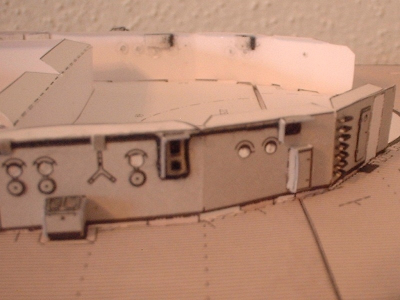 HMV Bismarck 1:250 Wasserlinienmodell Bismar55