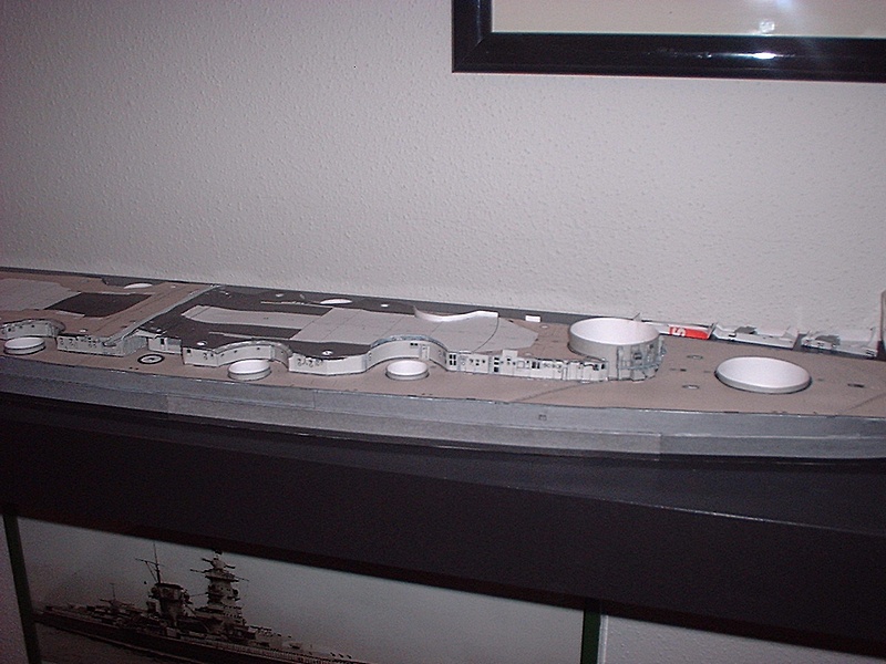 HMV Bismarck 1:250 Wasserlinienmodell Bismar67