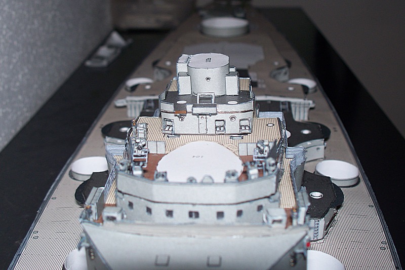 HMV Bismarck 1:250 Wasserlinienmodell Bismar90