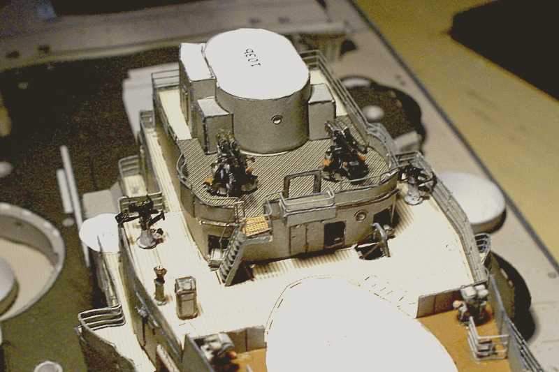 HMV Bismarck 1:250 Wasserlinienmodell Bismar92
