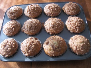 Muffins aux bananes avec crumble et glaçage à la cannelle Muffin10