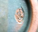 stoneware jug, SP mark - Peter Stoodley? 100_0012
