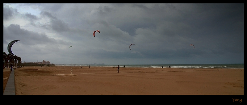 kite surf in patacona beach Kite_s14