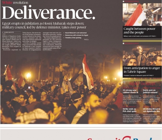 بالصور .. كيف عبرت الصحافة العالمية عن نجاح الثورة المصرية The-ex10