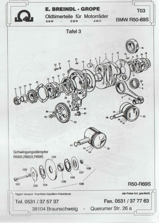 Filtration de l'huile moteur Boucho11