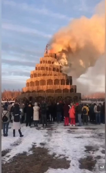 La tour de Babel incendiée en Russie. Une symbolique et un message fort de Poutine. Babel11