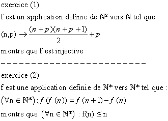 les applications (le plat d'aujourd'hui) Exos12