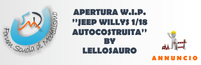 Jeep Willys 1/18 autocostruita (lellosauro) Banner29