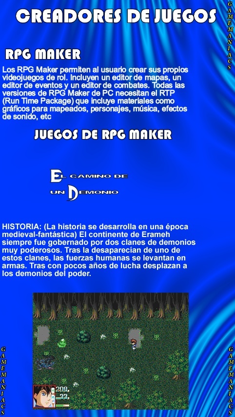 GAME MANIACS REVISTA 1º EDICION Creado11