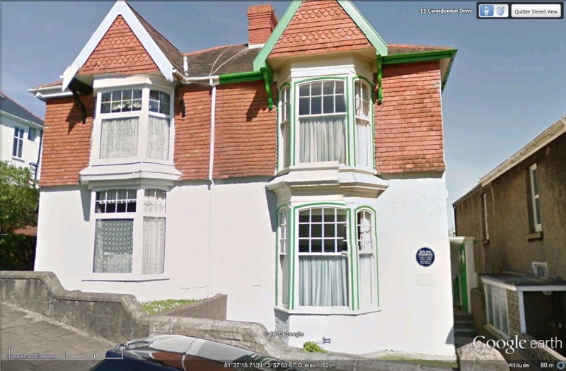 [Royaume-Uni] - Maison natale  de Dylan Thomas (un écrivain et un poète gallois), Swansea, Pays de Galles Maison20