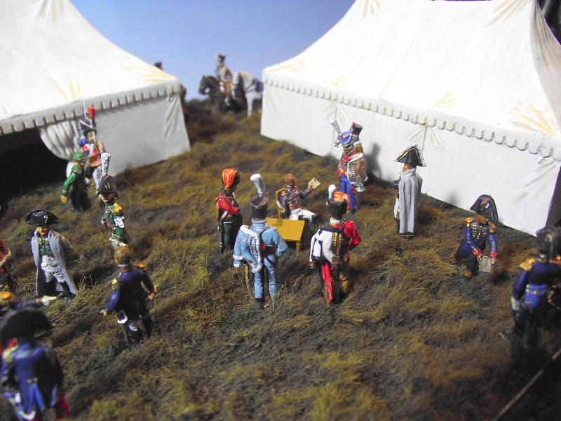 Diorama 1/72 L'Etat Major de Napoléon en 1808 Etat_m35