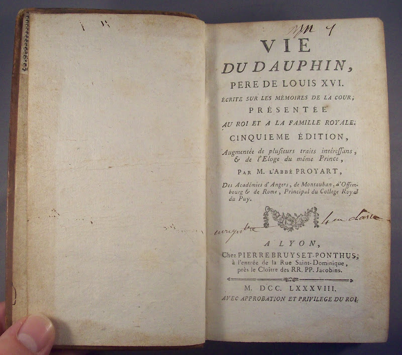 Vie du Dauphin père de Louis XVI par l'Abbe Proyart  102_1711