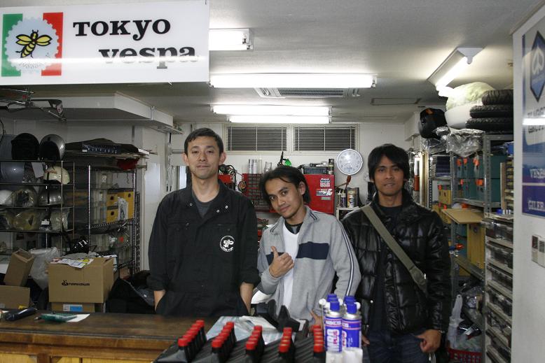 Mampir ke tokyo vespa Ishiha10