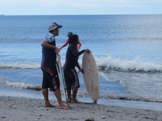 Zambales.. Lahar beach, weekend skim/surf session Pb020620