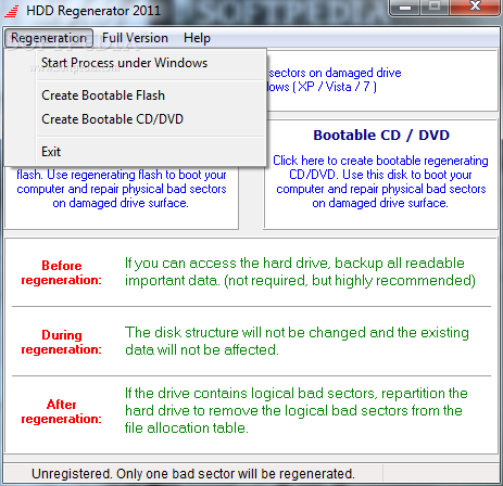  ::         HDD Regenerator 2011         11111111