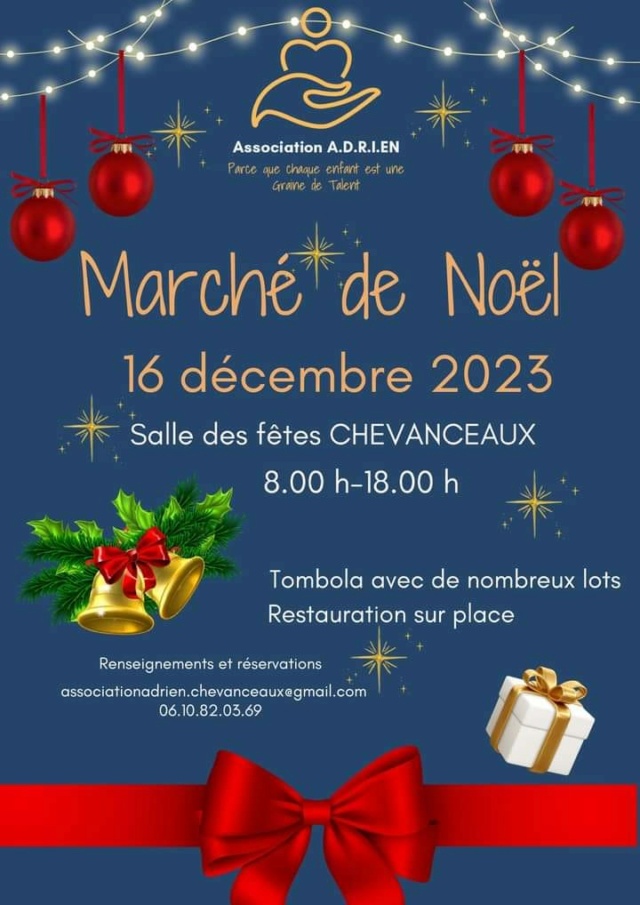 Marché de Noël de CHEVANCEAUX (17210) 39901410