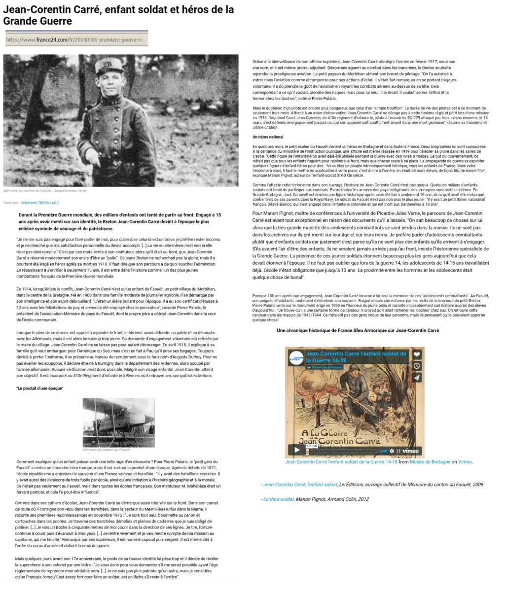 Les enfants-soldats de la Grande guerre. Corent10