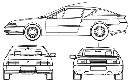 Origine - Conception - Prototypes Alpine GTA et A610 Renaul10