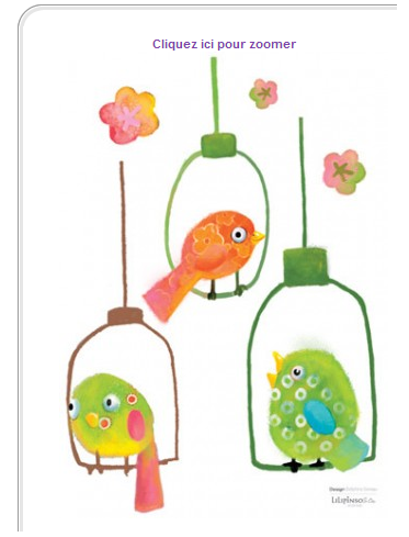 chambre bébé à dynamiser - Pb papier peint - choix déco - Page 6 Oiseau10