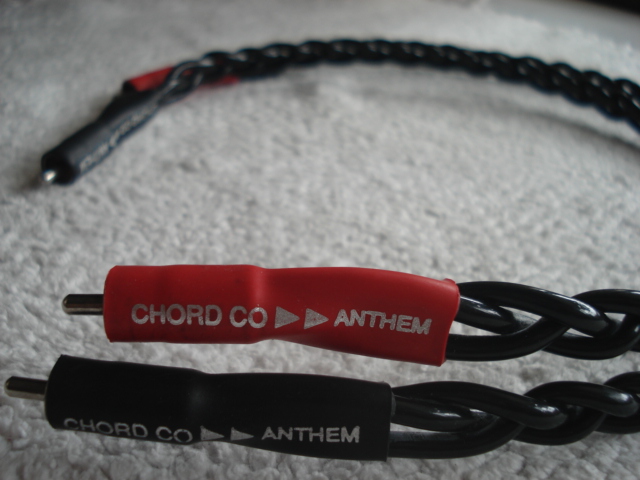 Chord Co 'Anthem' XLR Interconnect - 0.5m & Chord Co 'Anthem' RCA Interconnect - 0.5m  (Used) Chorda11