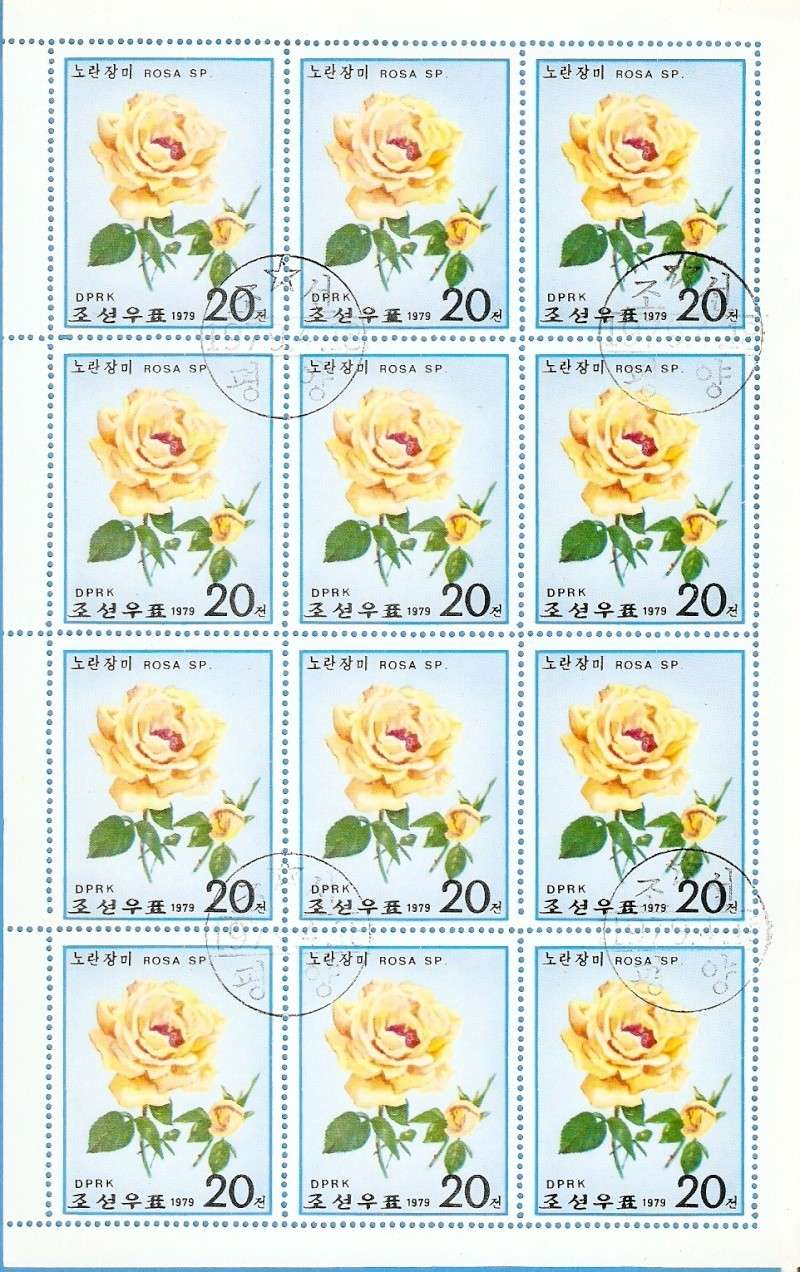 Rosen aus Nord-Korea Kleinbogen Mi 1824 Blog_027