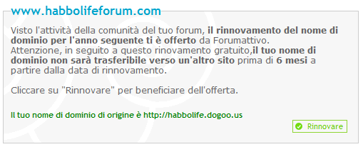 Rinnovato Dominio HabbolifeForum.com Dsfasd11