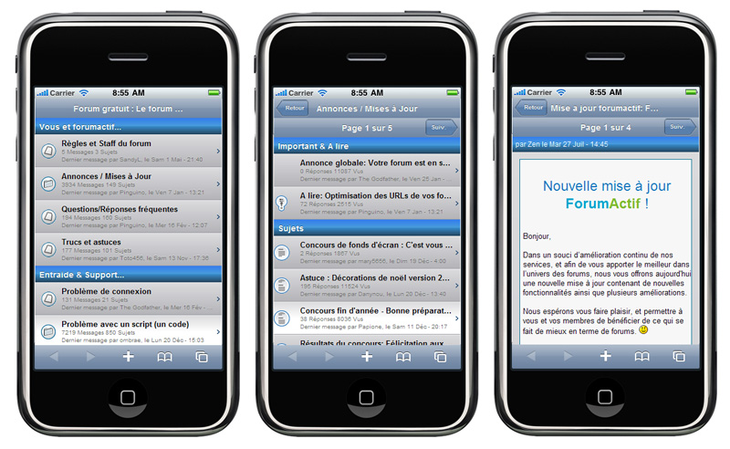 navigation sur terminaux mobiles et smartphones /Hardinvestor Smartp10