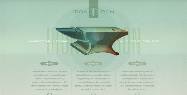 Inspiración semanal: Páginas web #1 Iron2i10