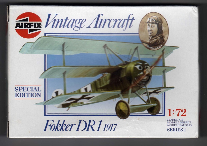 [AIRFIX] 1/72 -  Sopwith Pup - Roland C.II - Fokker DR.1  (VINTAGE)   610